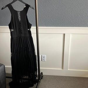 High/low dress with cutouts